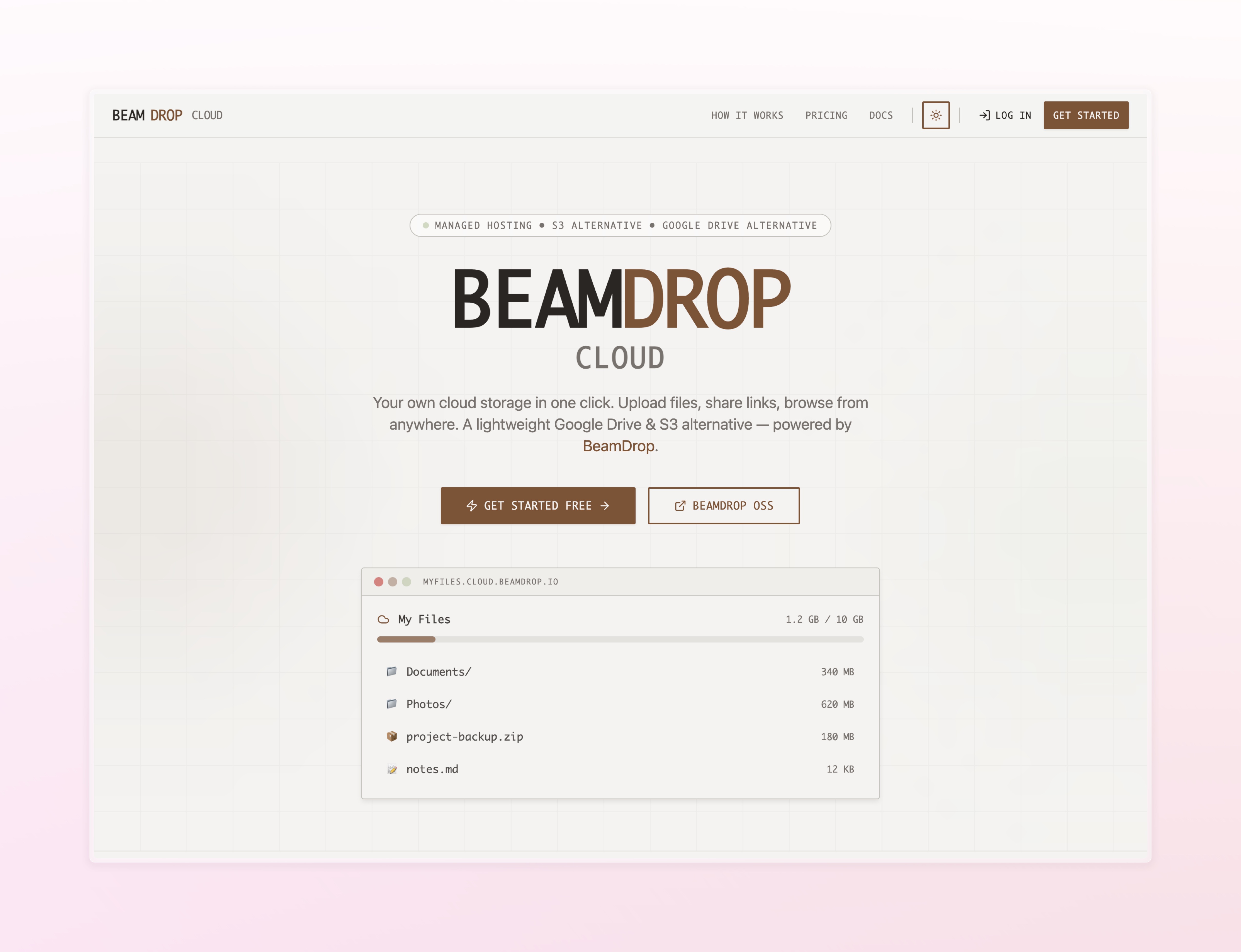 BeamDrop Cloud